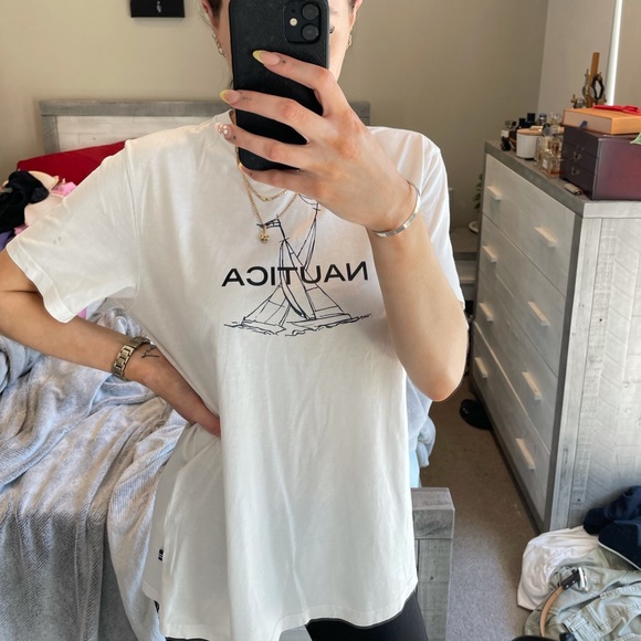 White Nautica Shirt | Poshmark